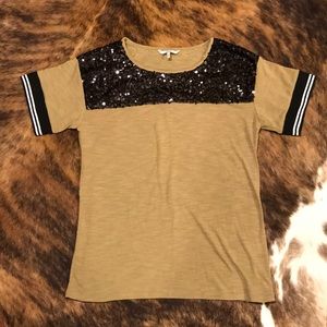 BKE sequin top sz S